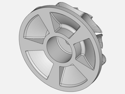 Centrifugal Impeller CFD image