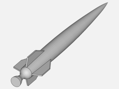 Rocket wind tunnel image