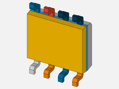 Chip thermostructural analysis image