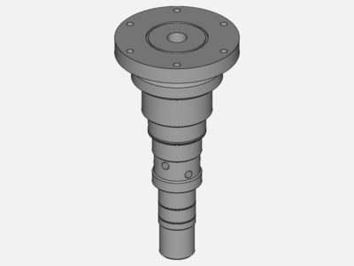 Drill shaft FEA image