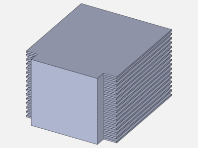 Heat sink 1-16 fins B 72 mm T image