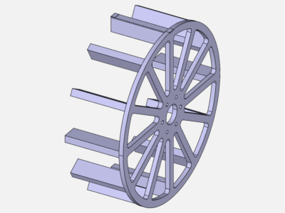 Roue PI3 v2 S testing écoulement image