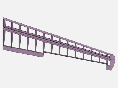 Bending of an Airplane Wing (Nonlinear Static Analysis) image