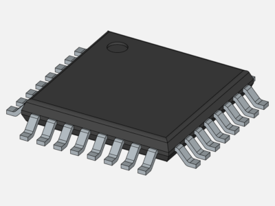 Microcontroller chip image