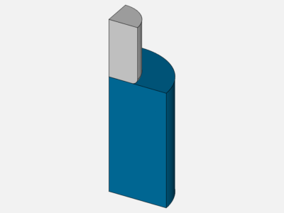 Compression of Steel Punch on Aluminium Cylinder image