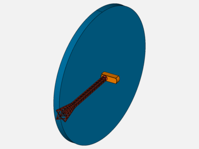 CFD simulation of the NREL 5 MW wind turbine with a lattice tower design image