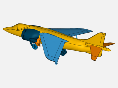 Harrier Vertical Takeoff and Landing CFD Analysis image