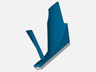 Cyclic symmetry rotor under centrifufgal force image