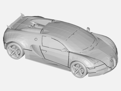 Aerodynamics of Buggati Veyron image