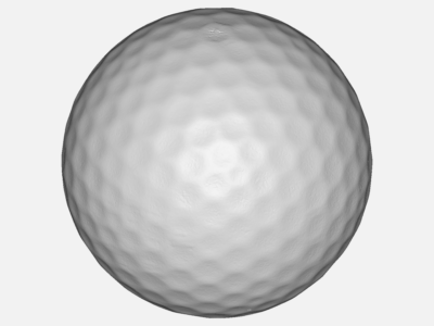 Golf ball magnus effect image