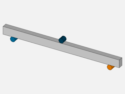 Benchmark Simscale flexion 3 points barre simple image