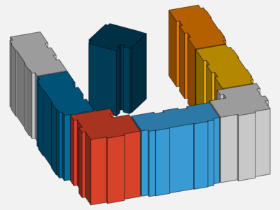 Wind simulation for building complex image