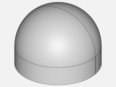 Dome with wall thickness image