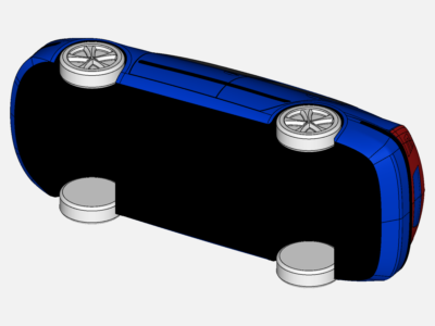 Fluid flow around tire image