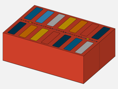 Thermal Conductivity of a backing brick including mortar image