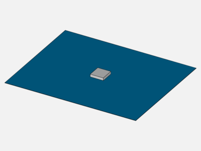 Single Layer PCB - Natural Convection FEA image