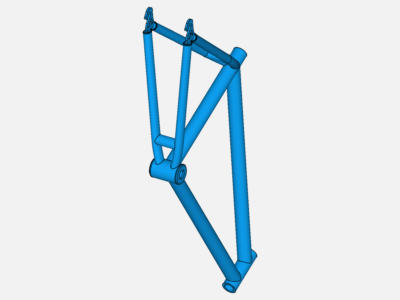 Bicycle frame analysis image