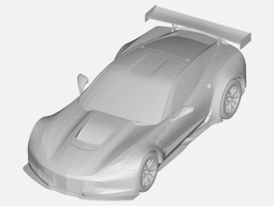 Corvette Aerodynamics Simulation image