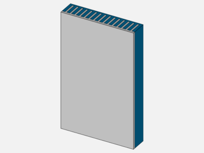 Heatsink-CHT simulation image