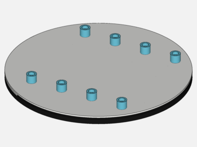 Microfluid chip simulation image