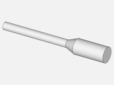 Flow profile in a pipe reducer image