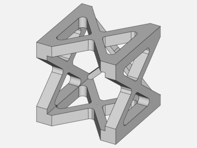 Lattice tower top part simulation image