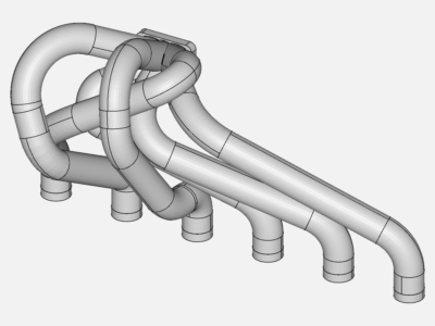 Transient Simulation of an Exhaust Manifold image