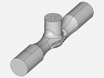 Flow through valve - SimScale image