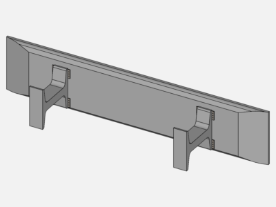 Modelo de ponte com viga em I image