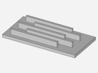 Tutorial - Heat transfer in a heat-sink image