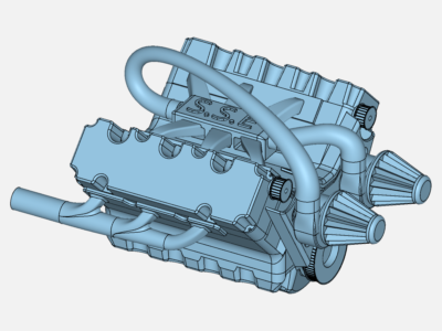 Single cylinder ''thumper'' engine image