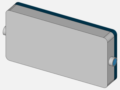 Inverter cooler-heat transfer simulation image