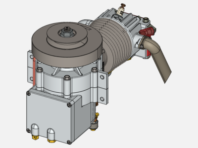 Analyzing the transfer of heat in the fins of two-stroke engine made of copper image