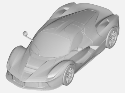 Ferrari La Ferrari Aerodynamic Simulation image