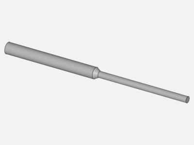 Análisis y simulación de un tubo cilíndrico reductor para un sistema de riego de cultivo para el departamento de Amazonas utilizando simscale image