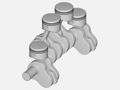 flow analysis of a piston crankshaft assembly image