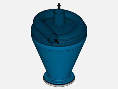 V2 Cyclone Seperator CFD image