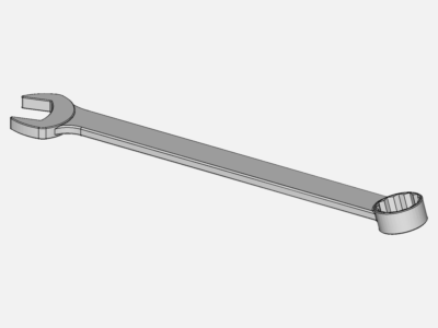 Analysis of a combination wrench image