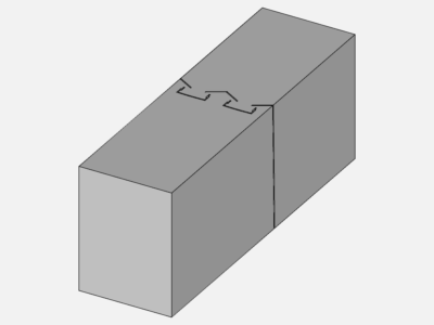 Airflow through duct with slanted obstruction image