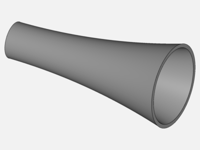 CD Nozzle - Flow simulation image