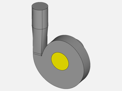 Fluid Flow Simulation Through a Water Turbine w/o draft tube image