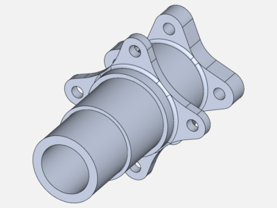 Wheel hub stress simulation image