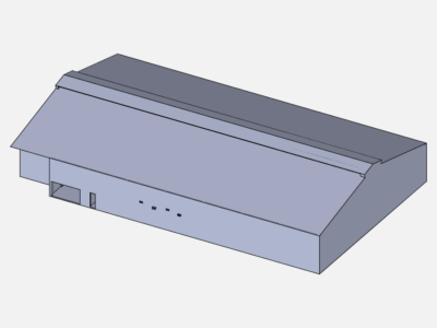 Factory thermal comfort simulation - Forced ventilation ( blow air and air intake) image