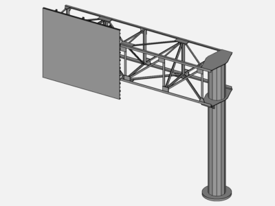 Cantilever Overhead Sign Structure image