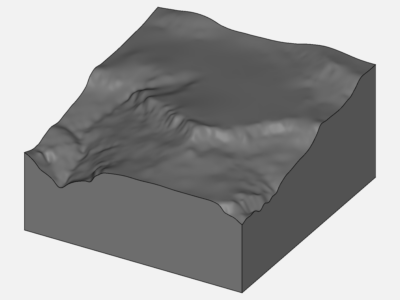 mountain wind - CFD SIMULATION image