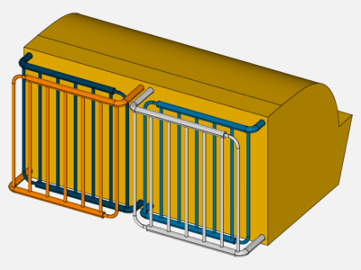 Northern Climate Passive Solar Greenhouse Climate Battery CFD image