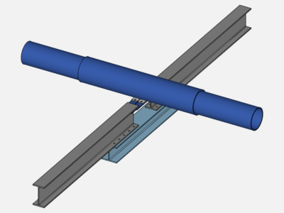 Beam Splice FEA with EA image