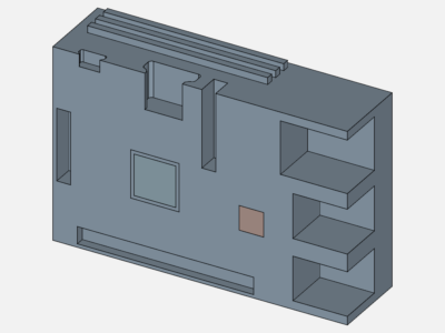 Tutorial - Conjugate Heat Transfer- Cooling of an electronic sink image