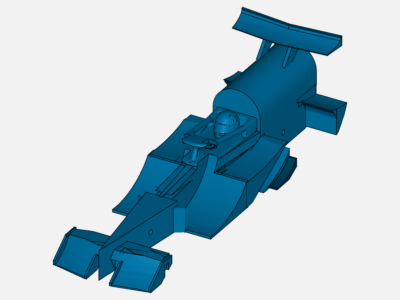 F1 in schools race car aerodynamics image