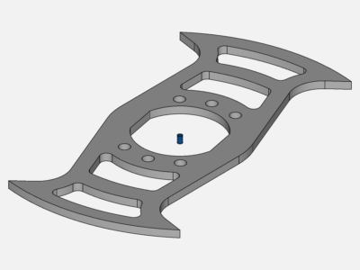 OnShape BattleBot FEA Sim image